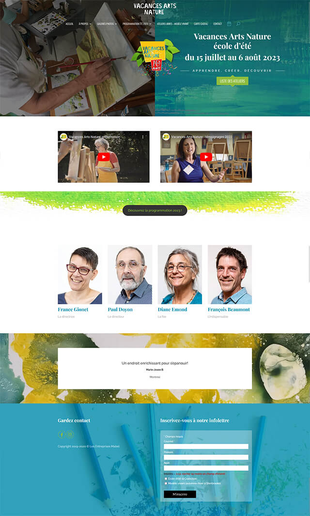 Vacances Arts Nature